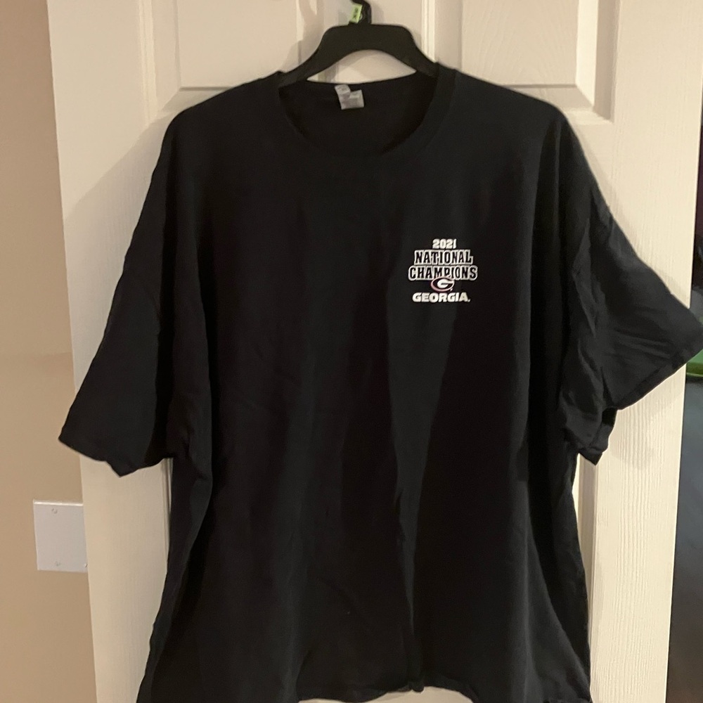 Gildan Black National Champions Tee